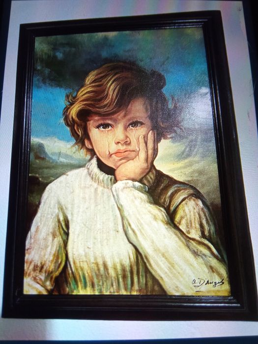 Quadro “Menino da Lágrima”