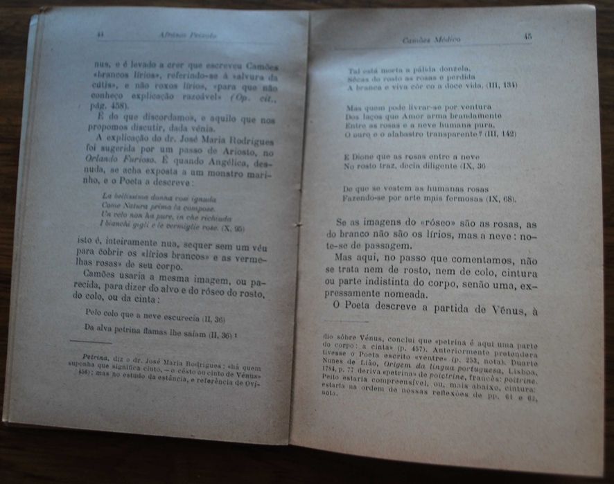 Camões Médico ou Medicina dos Lusíadas e do Parnaso de Afrânio Peixoto
