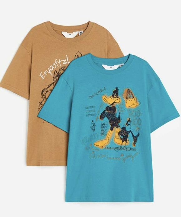 H&M t-shirt nowy 158/164 2 sztuki