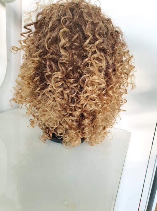 WYSOKIEJ JAKOŚCI PERUKA afro loki OKAZJA GRATIS włosy jak naturalne