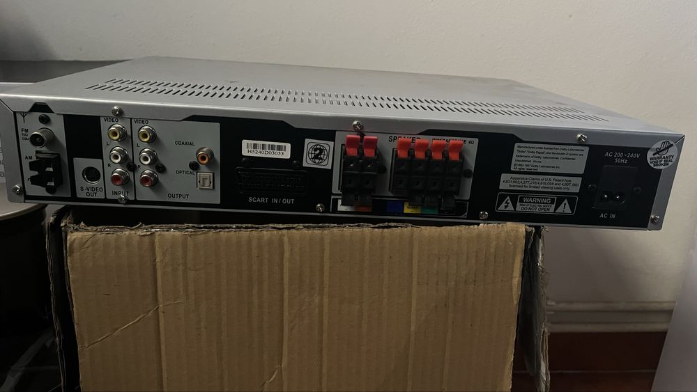 Leitor de DVD + Sistema de Som 5.1