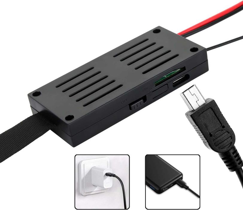 Mini câmara Wifi com bateria discreta 1080p deteção movimento