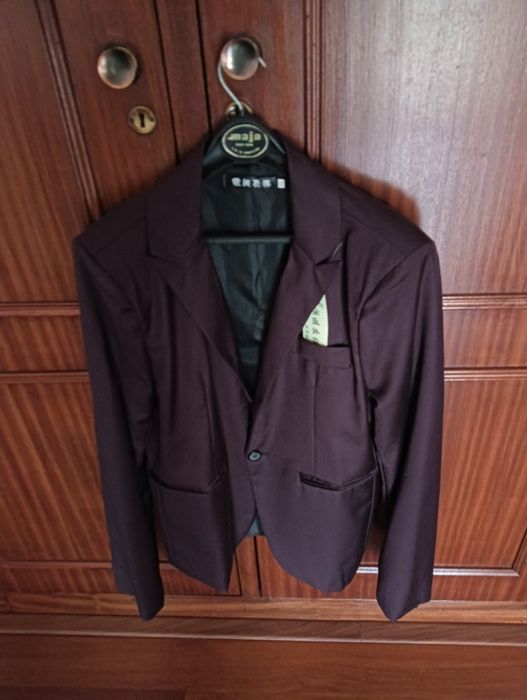 Casaco blazer castanho