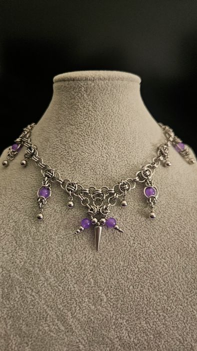 Naszyjnik z stali nierdzewnej stainless steel necklace wisior