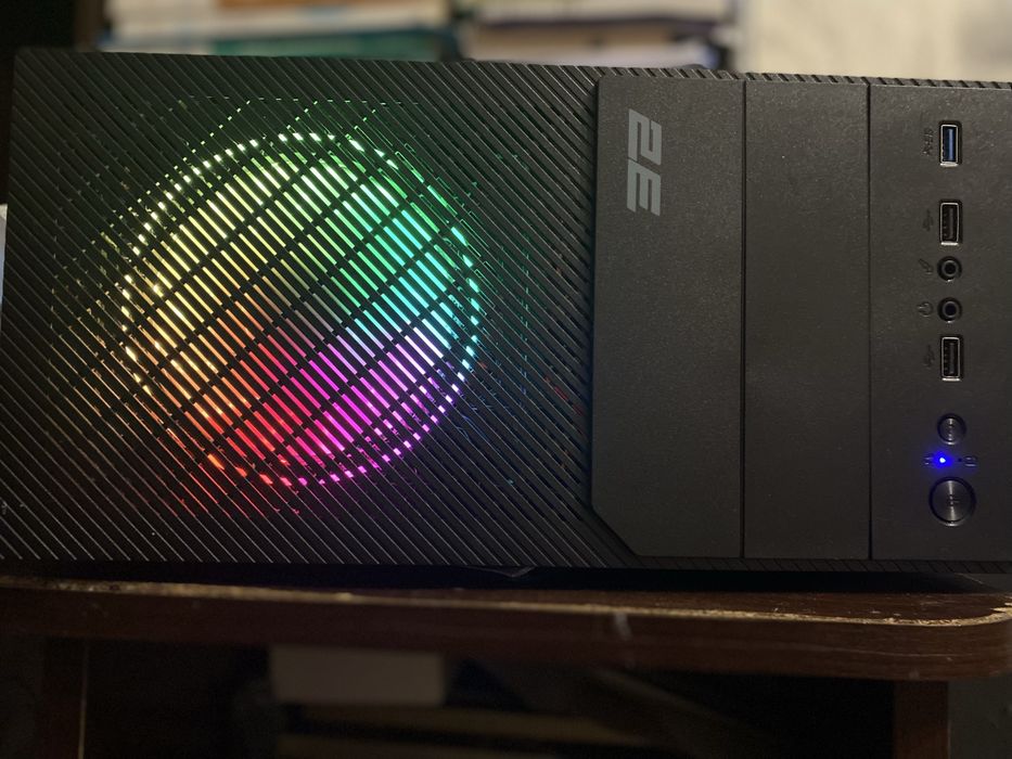 Бюджетний ПК Системний блок Комп'ютер RX550 4gb Intel SSD ARGB WIFI