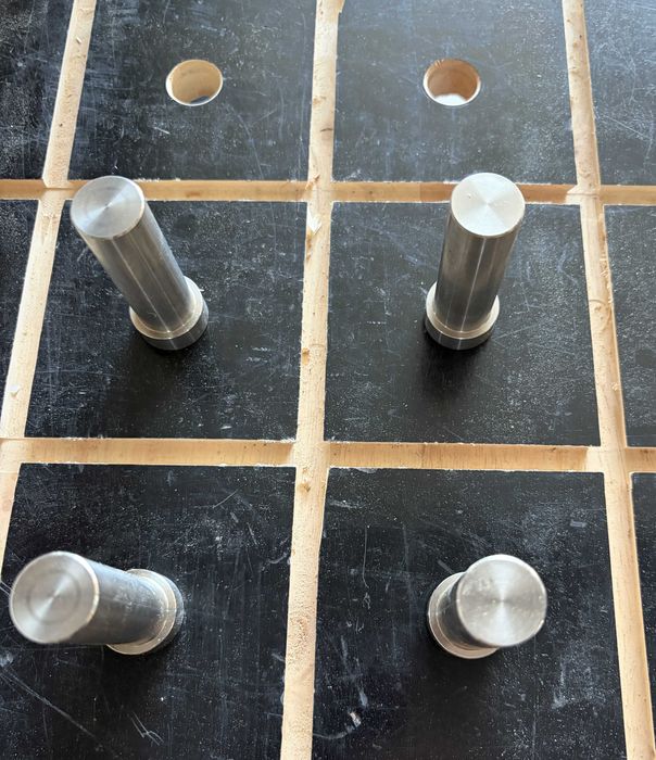 Conjunto de 4 Bench Dogs de Precisão (70mm)