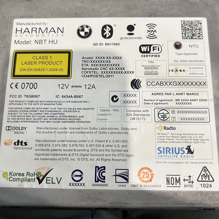 Bmw гу NBT HU нбт