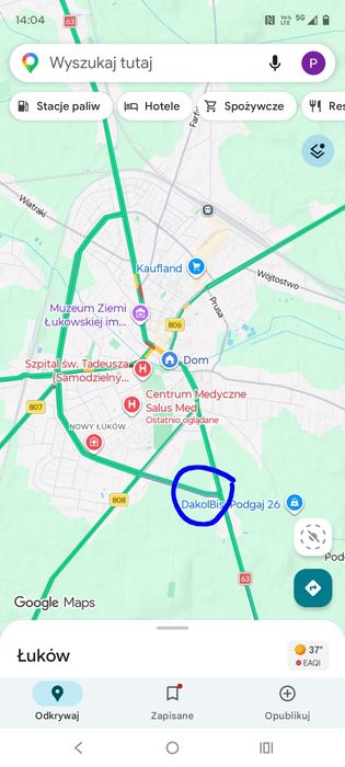 Do wynajęcia działka usługowa  przy DK63. Miejsce na reklamę