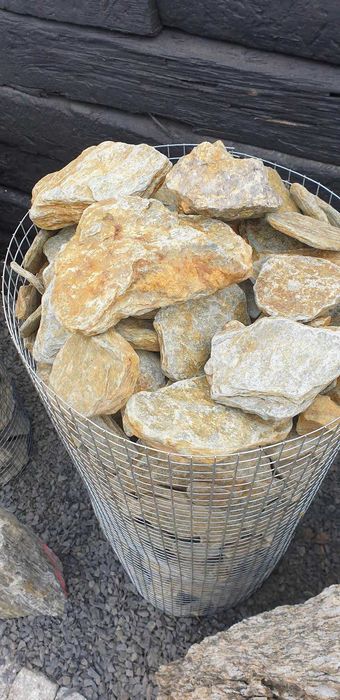 Kamień gabionowy Łupek Moon Stone 63 mm gabion kamień ozdobny ogrodzen
