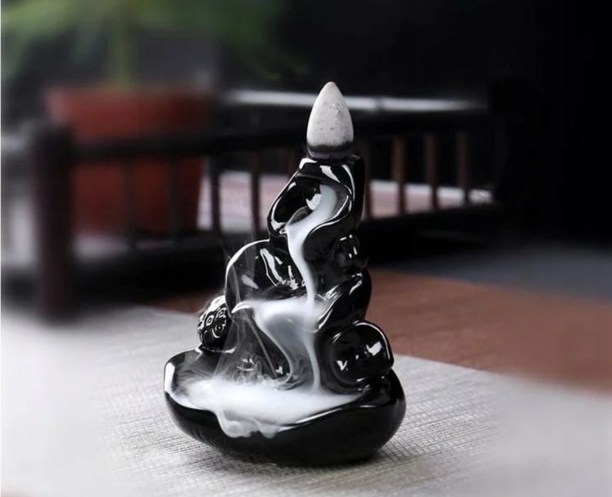 Kominek ceramiczny ,kadzidełko zapachowe, wodospad