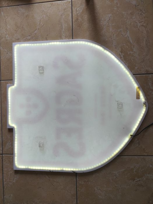 Logotipo luminoso LED Sagres