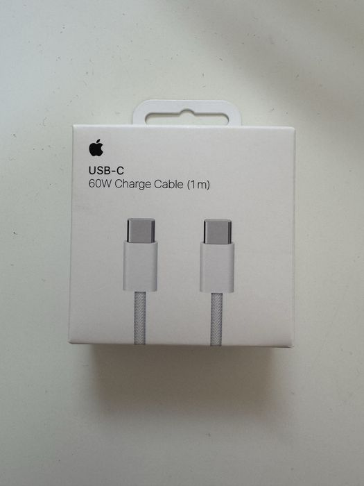 Kabel typ C - typ C 60w tkany nowy Apple
