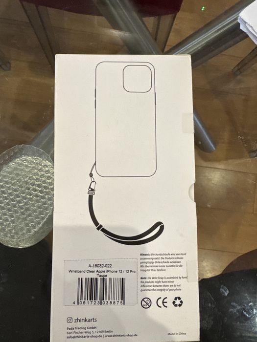 Capa para iPhone 12/12 Pro transparente