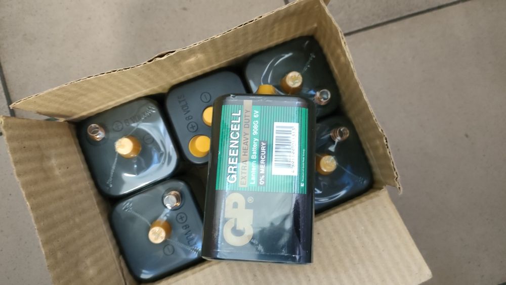 Baterie 6 V dużej pojemności GP 908G 4R25