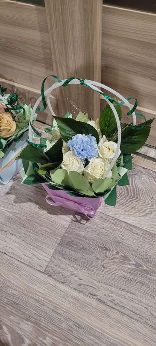 Букети з мильних квітів. Квіткові композиції. Квіти. Декор