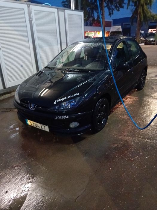 Vendo ou troco peugeot 206 black and silver