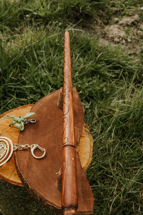 Różdżka "Śmierciożerca" handmade + pudełko