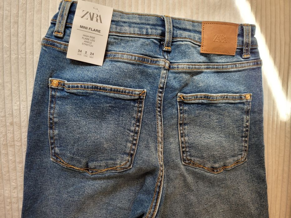 Nowe jeansy Zara rozm.34 XS 158-164 dziewczęce