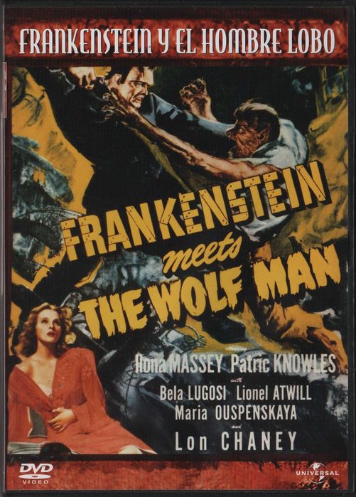 Dvd Frankenstein Contra O Homem-Lobo - terror - Bela Lugosi/ Lon Chaney Jr.