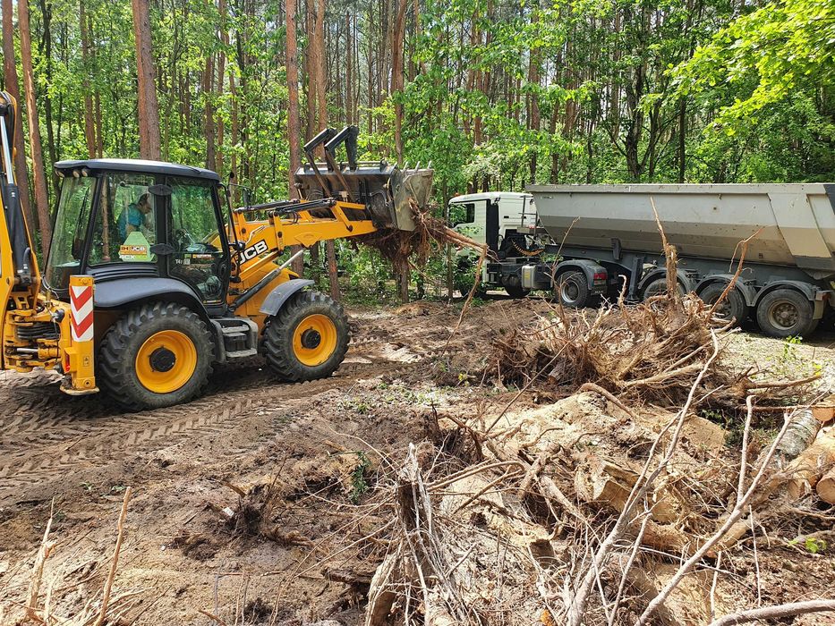 Usługi minikoparką, koparko-ładowarką, koparka Radzymin