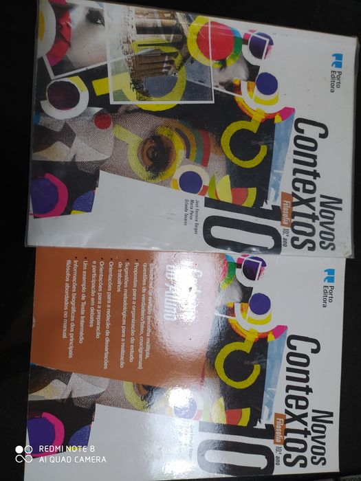 Manuais a cadernos atividades 10 ano