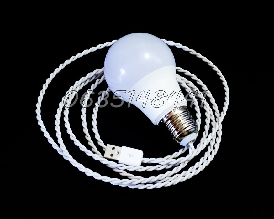 МОЩНАЯ USB LED лампа 8W лампочка фонарь от повербанк мощнее Sofirn LT1