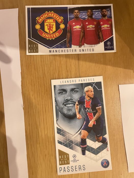 Cartas best of the best Match Attax