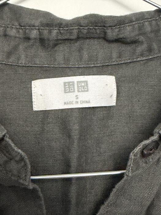 Лляна сорочка uniqlo