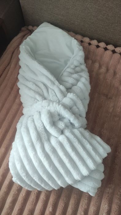 Конверт на виписку з пологового плед теплий