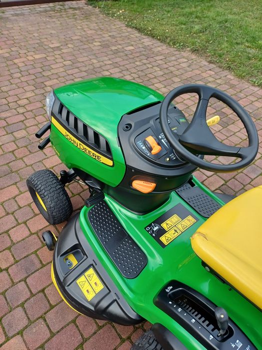 Traktorek kosiarka john deere x145 briggs stratton 19,5 hp pompa oleju