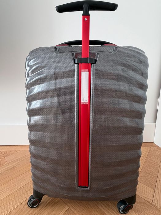 Samsonite Lite-Shock Spinner 55 (Eclipse Grey/Red) - Mala de cabine