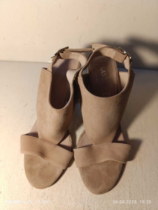 sandały skórzane Lasocki