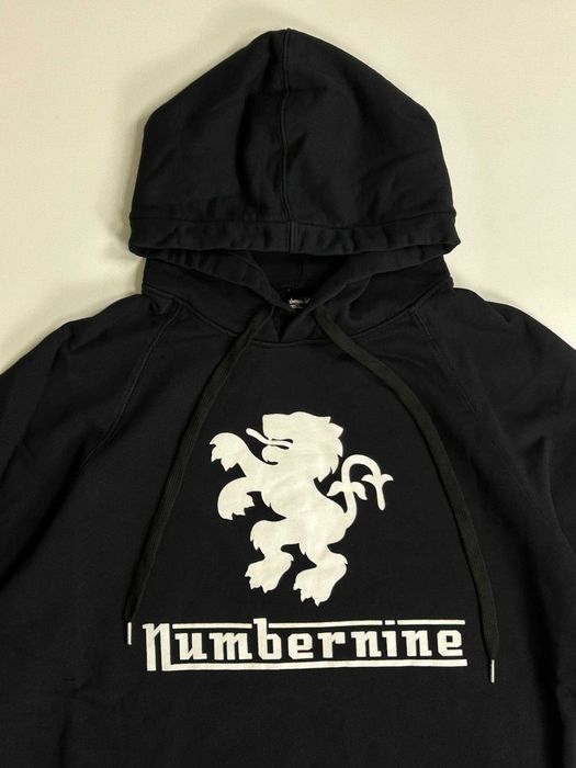 Худі Number (N)ine lion black чорна худи черная кофта