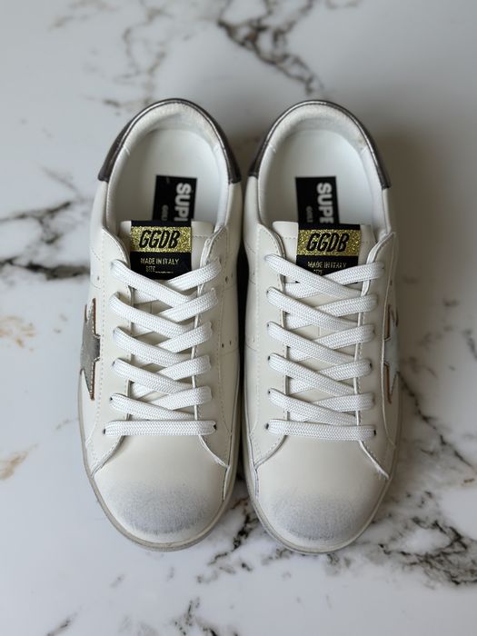 Golden Goose Ball Star White/Silver