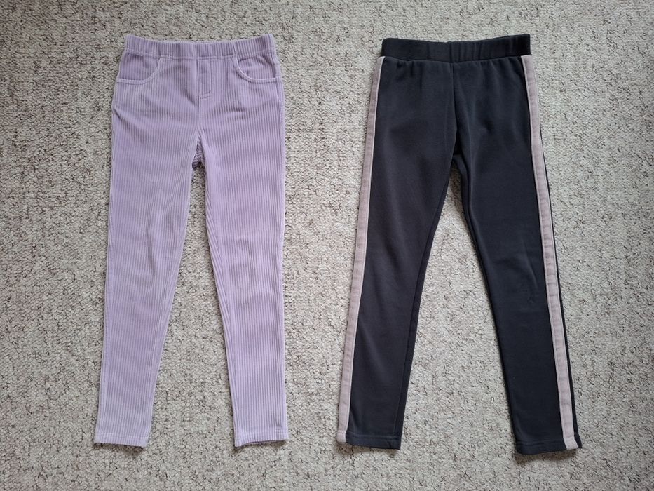 legginsy 134 ocieplane prążek