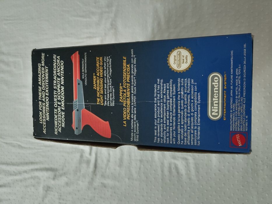 Consola Nintendo Entertainment System (NES) Versão Mattel com caixa