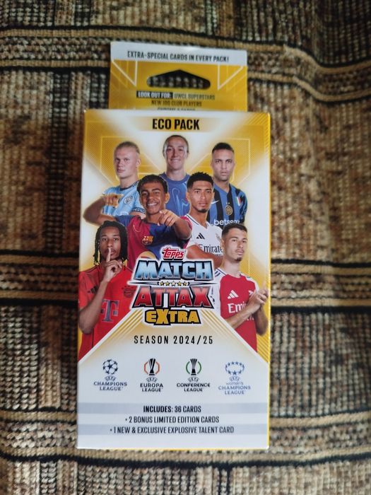 Match attax extra 24/25 eco pack (колекційні картки)