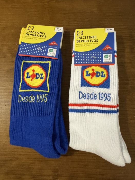 2 pares de meias lidl - varios tamanhos
