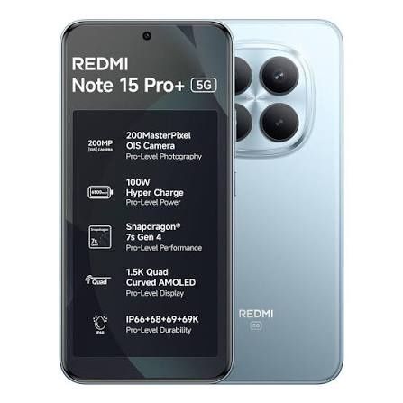 Xiaomi redmi note 15 pro plus 5g novo/ certificado militar