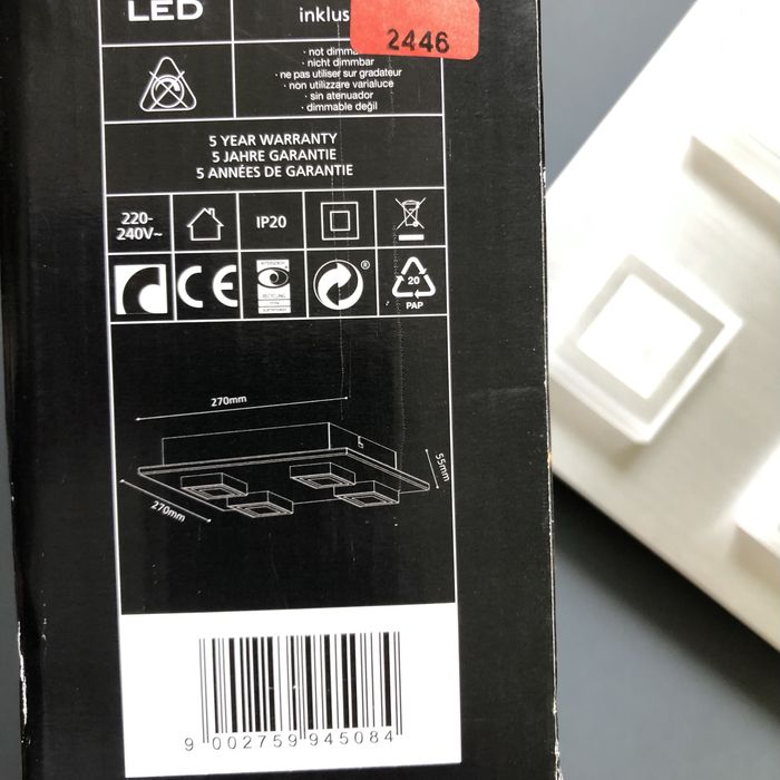 Потолочный светодиодный светильник Eglo Masiano 94508