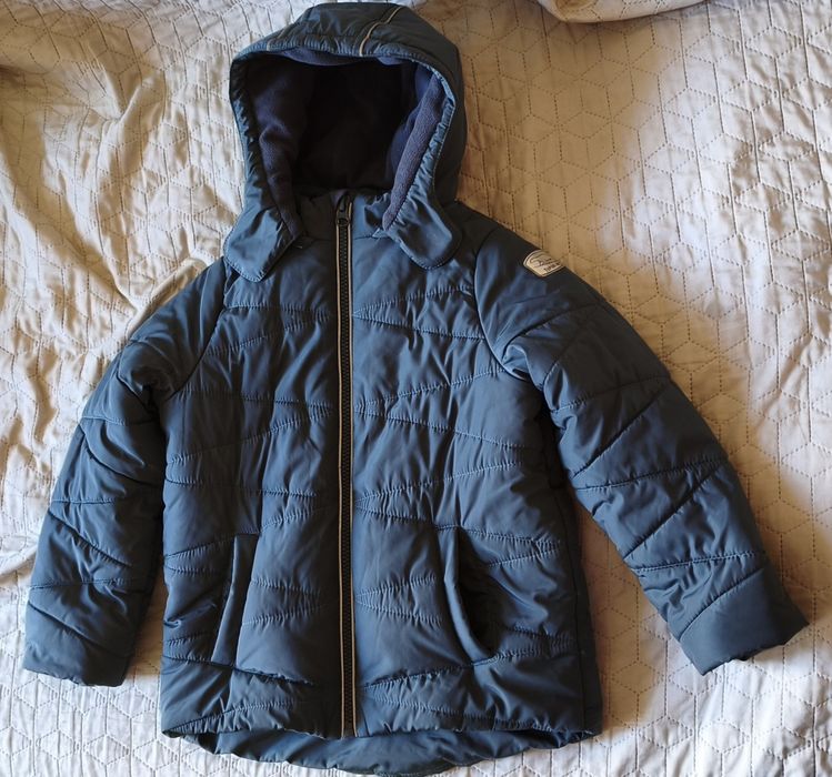 Для мальчика та девочки Teplee net Теплее нет куртка ромб рост 134-140