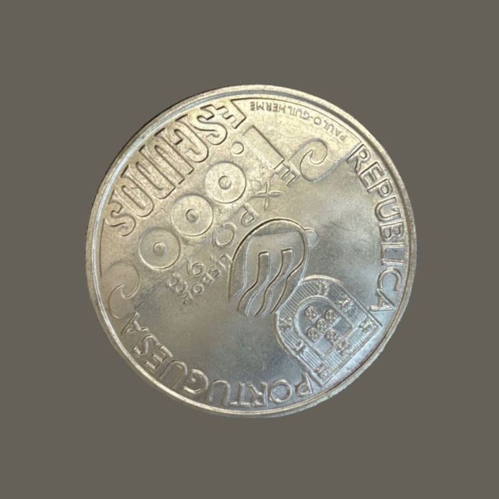 Moeda Prata 1000 Escudos 1999 AU - Milénio Atlantico EXPO'98 KM#721