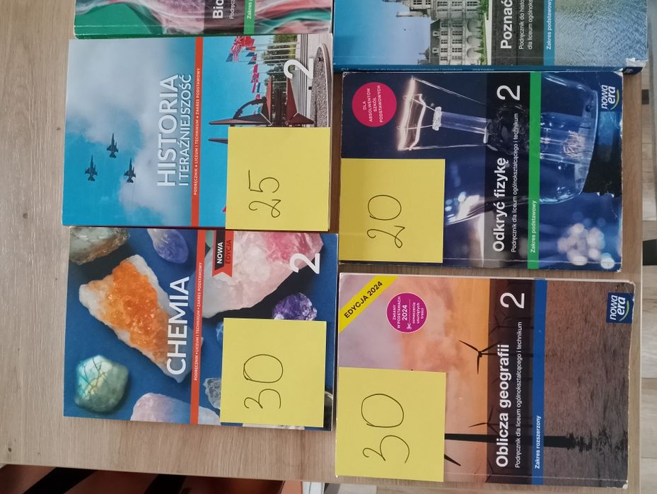 Książki do liceum/technikum klasa 2