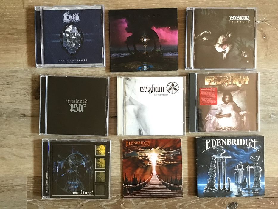 CDs vários metal rock pop letra E.   1,5€