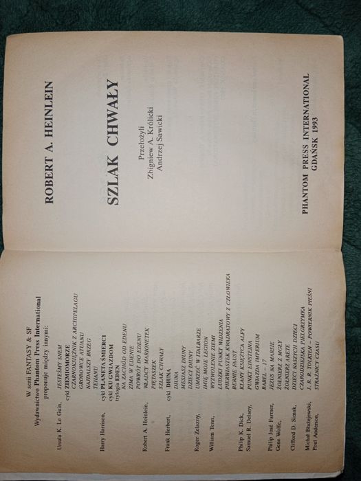 Szlak chwały. Robert A. Heinlein