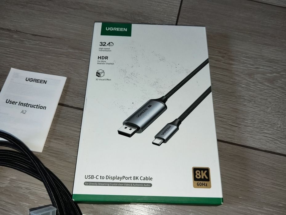 Kabel Ugreen Usb-c do DisplayPort