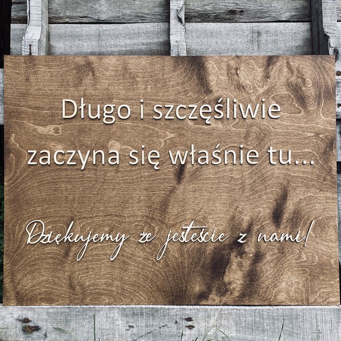 Tablica powitalna RÓŻNE WZORY na wesele boho rustykalne ślub