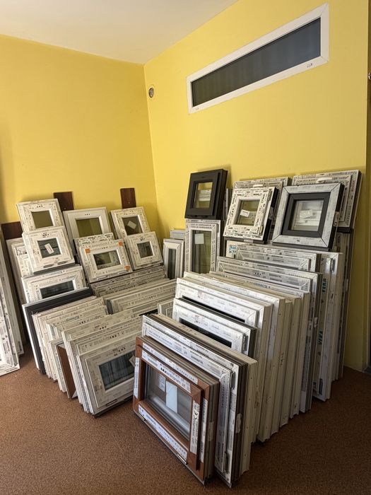 Okna PCV nowe 120 x 60 białe, dostępne kilka sztuk i inne rozmiary!