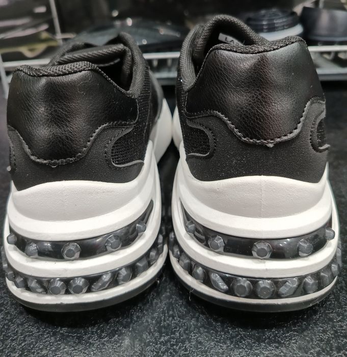 Czarne sneakersy/adidasy brokatowe