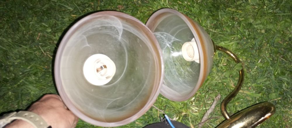 2x kinkiet Alfa złoty piękny oryginalny lampa ścienna
